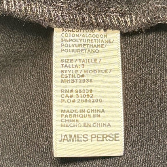 James Perse Black Mock Neck Full Zip Hoodie Size 3 (L) - Picture 10 of 13